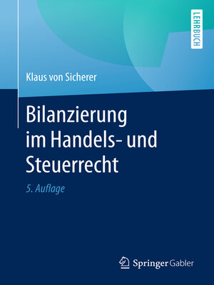 cover image of Bilanzierung im Handels- und Steuerrecht